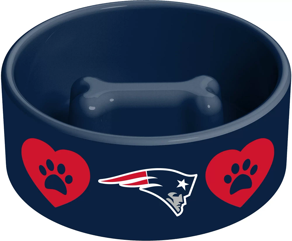 The Memory Company New England Patriots Navy Pet Bowl