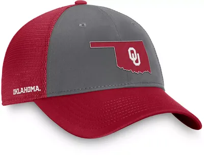 Top of the World Men's Oklahoma Sooners Crimson Original Mesh Trucker Hat