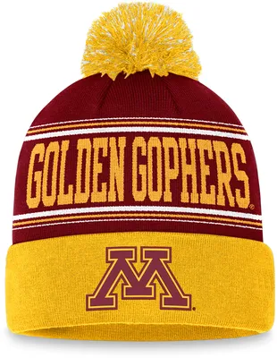 Top of the World Men's Minnesota Golden Gophers Maroon Draft Pom Knit Beanie