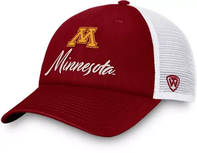 Top of the World Women's Minnesota Golden Gophers Maroon Charm Trucker Hat
