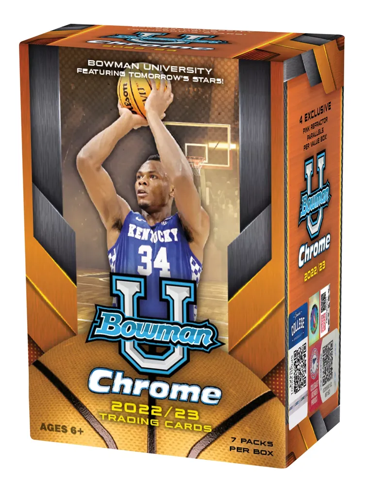 2022-23 Bowman University Chrome Basketball Blaster Box