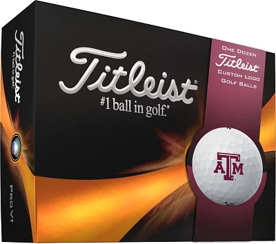 Titleist 2023 Pro V1 Texas A&M Aggies Golf Balls