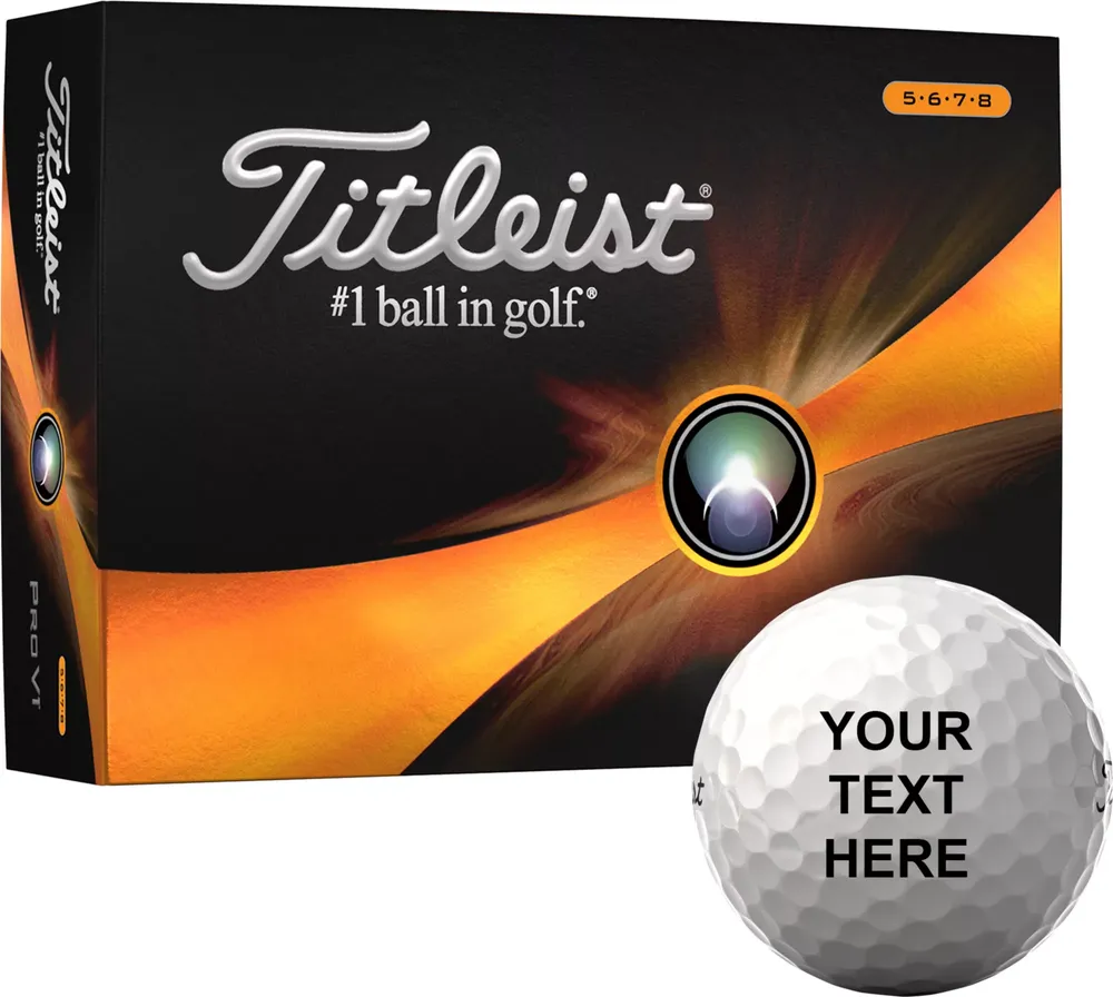 Titleist 2023 Pro V1 High Number Personalized Golf Balls