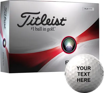 Titleist 2023 Pro V1x High Number Personalized Golf Balls