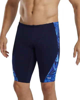 TYR Men's Durafast Eliste Crystalized Jammer Swimsuit