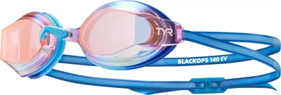 TYR Youth Black Ops 140 EV Mirrored Racing Swim Goggles