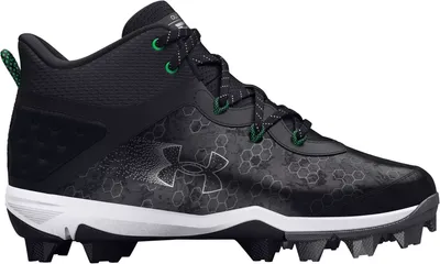 Under Armour Kids' Harper 8 Mid RM Baseball Cleats