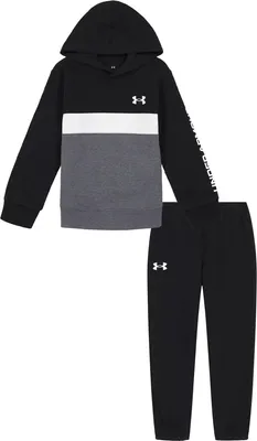 Under Armour Little Kids' Branded Hoodie & Joggers Set