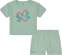 Under Armour Toddler Girls' Jersey Shorts Set