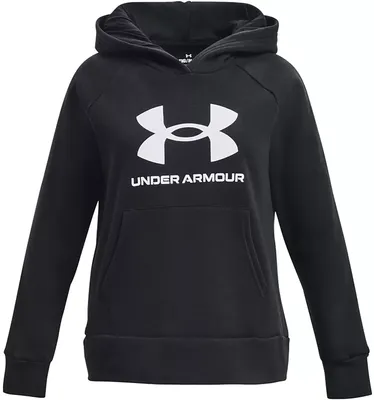 Under Armour Girls' Rival Fleece Big Logo Hoodie