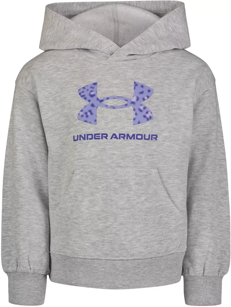 Under Armour Little Girls' Spotted Big Logo Hoodie