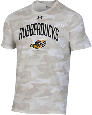 Under Armour Men's Akron Rubberducks Tan Camo Performance T-Shirt