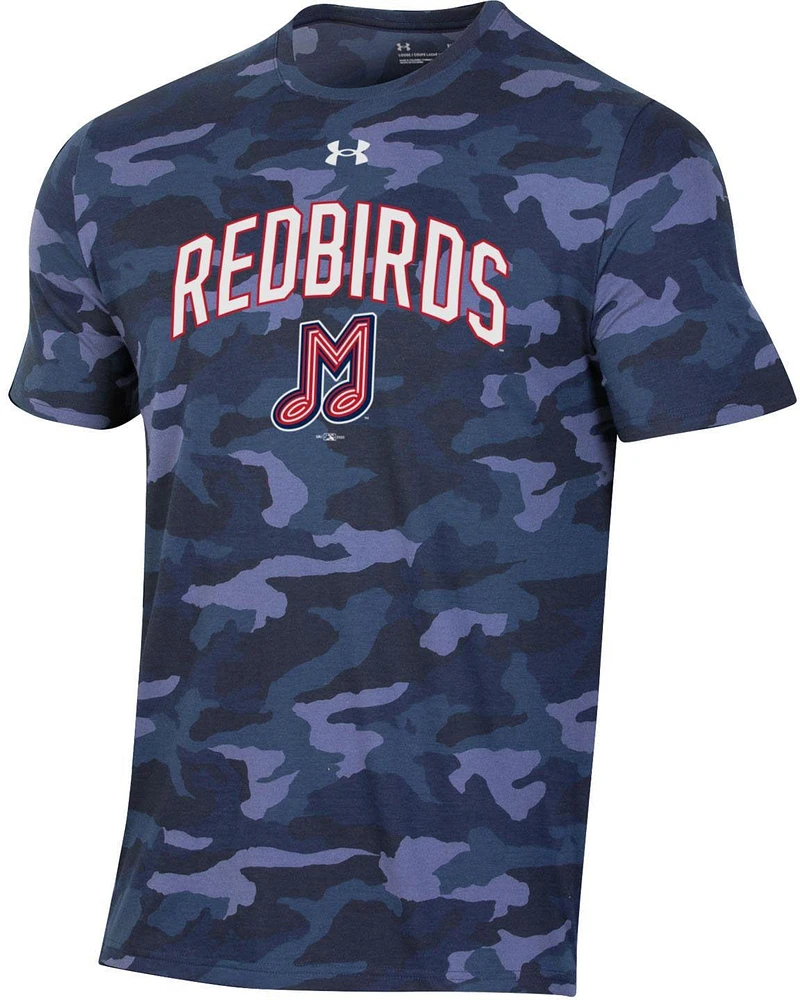 Under Armour Men's Memphis Redbirds Navy Camo Performance T-Shirt