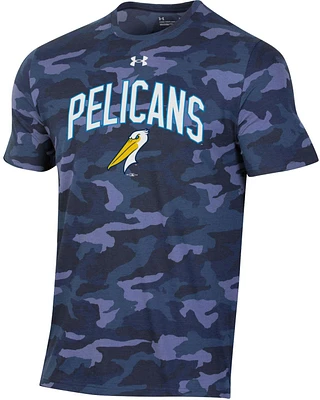 Under Armour Men's Myrtle Beach Pelicans Navy Camo Performance T-Shirt