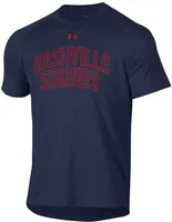 Under Armour Men's Nashville Sounds Navy Tech T-Shirt