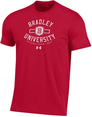 Under Armour Men's Bradley Braves Red Performance Cotton T-Shirt