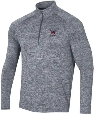 Under Armour Men's Auburn Tigers Grey Tech Twist 1/4 Zip Pullover Shirt