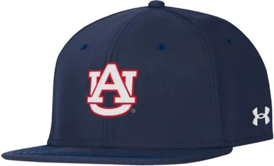 Under Armour Men's Auburn Tigers Navy Fitted Baseball Hat