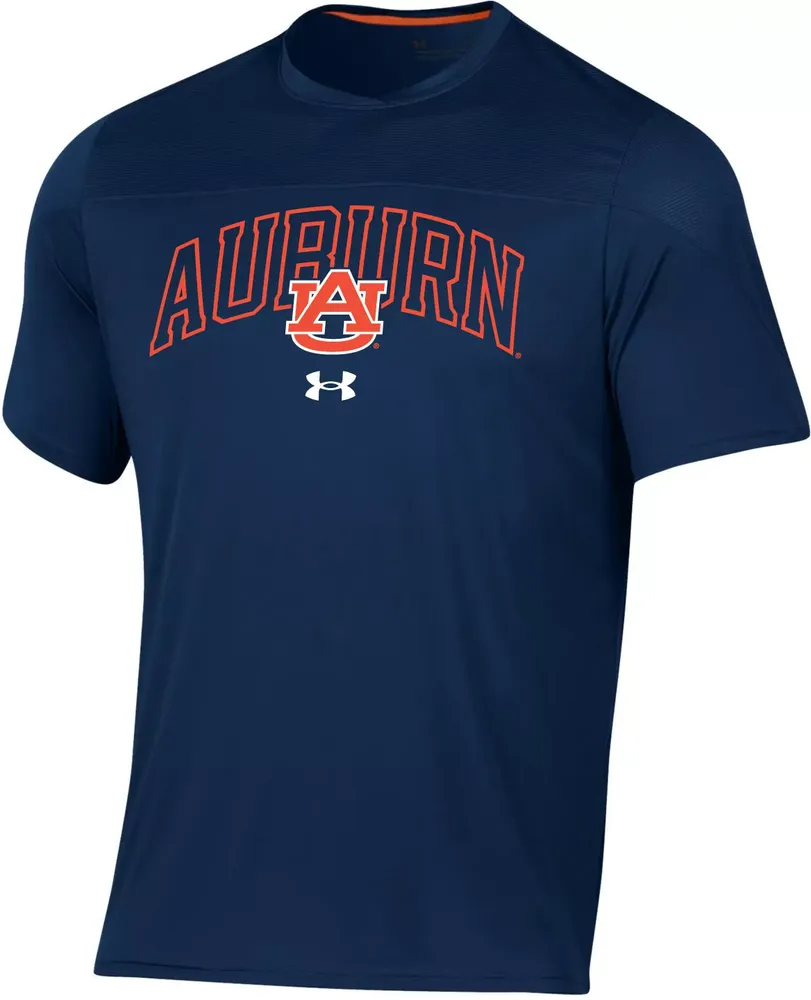 Under Armour Men's Auburn Tigers Blue Training T-Shirt