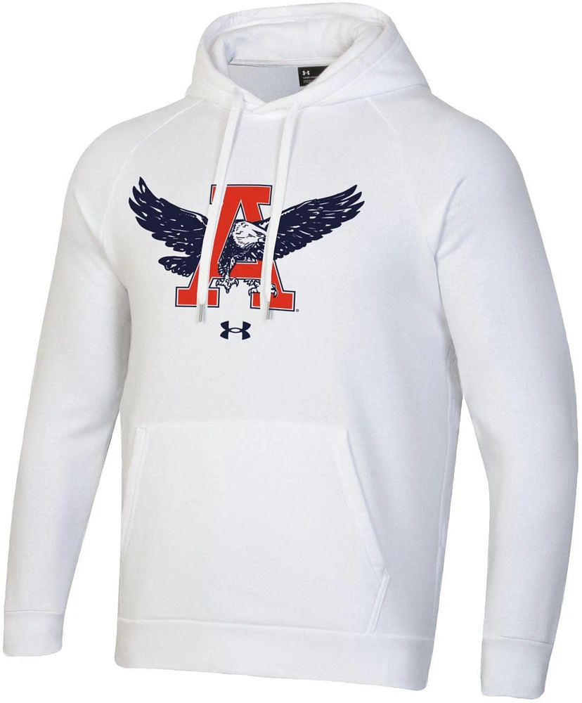 Under Armour Men's Auburn Tigers White Fleece Pullover Hoodie