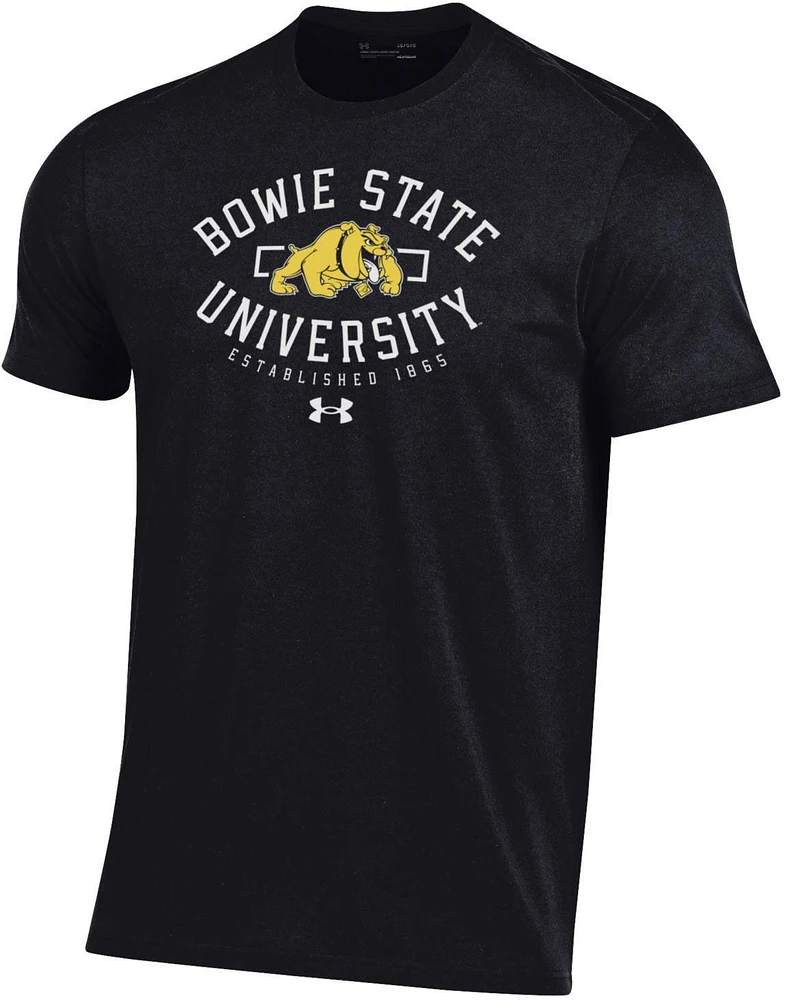 Under Armour Men's Bowie State Bulldogs Black Performance Cotton T-Shirt