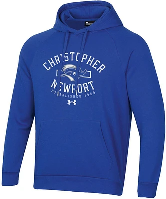 Under Armour Men's Christopher Newport Captains Royal Blue Fleece Pullover Hoodie