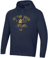 Under Armour Men's UC San Diego Tritons Navy Fleece Pullover Hoodie