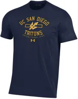 Under Armour Men's UC San Diego Tritons Navy Performance Cotton T-Shirt