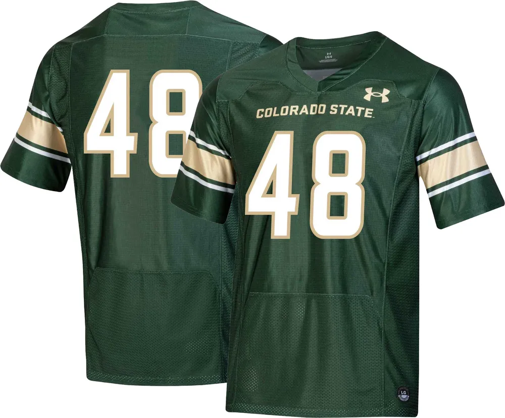 Under Armour Men's Colorado State Rams Green Replica Football Jersey