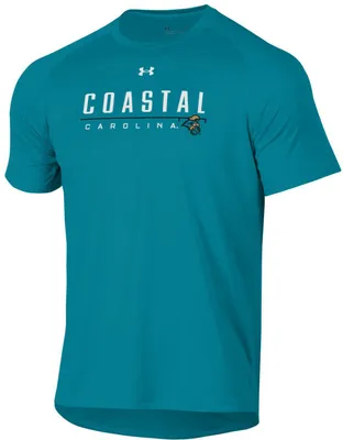 Under Armour Men's Coastal Carolina Chanticleers Teal Tech T-Shirt