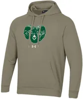 Under Armour Men's Colorado State Rams Tan Fleece Pullover Hoodie