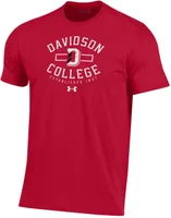 Under Armour Men's Davidson Wildcats Red Performance Cotton T-Shirt