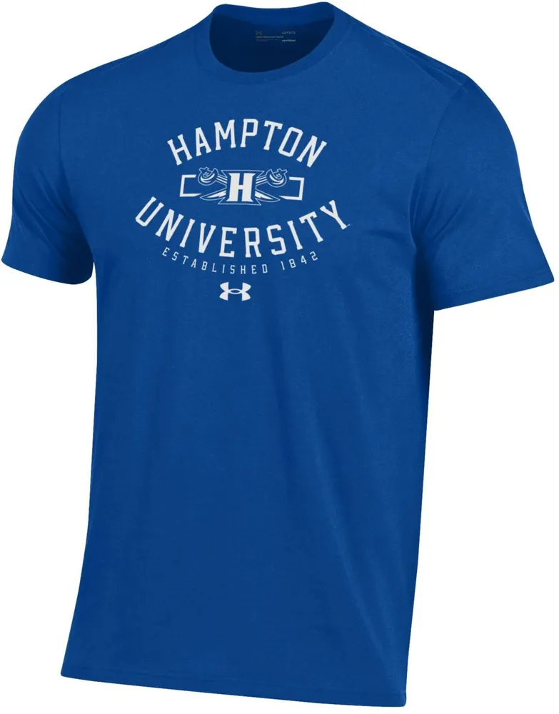 Under Armour Men's Hampton Pirates Blue Performance Cotton T-Shirt