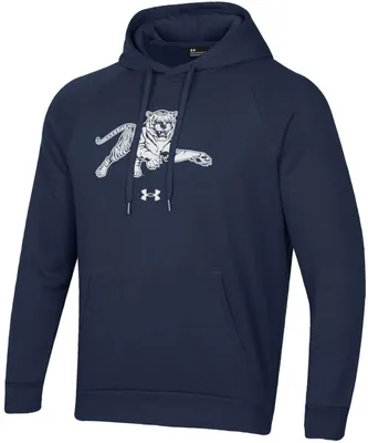 Under Armour Men's Jackson State Tigers Navy Blue Fleece Pullover Hoodie