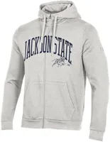 Under Armour Men's Jackson State Tigers Silver Heather All Day Full-Zip Hoodie