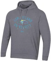 Under Armour Men's LIU Sharks Grey Fleece Pullover Hoodie