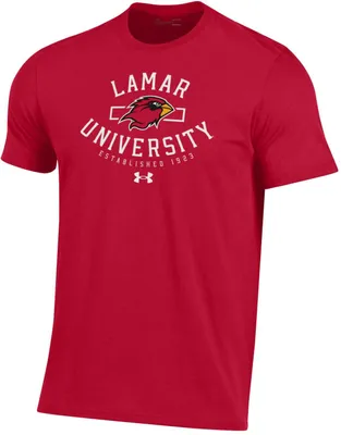 Under Armour Men's Lamar Cardinals Red Performance Cotton T-Shirt