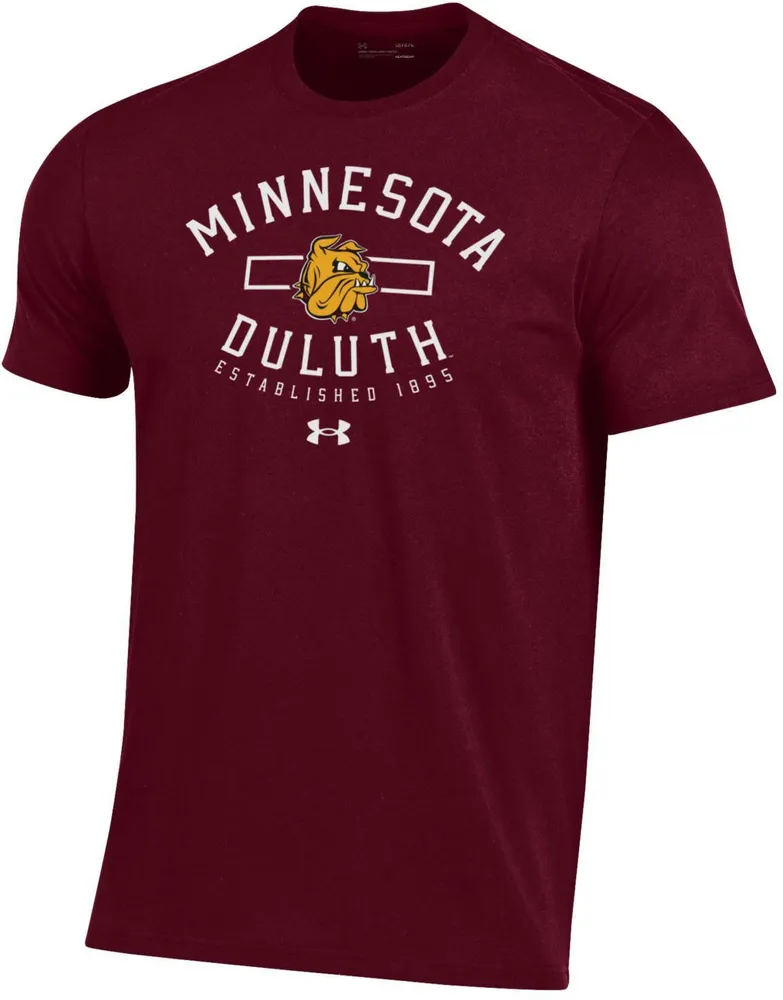 Under Armour Men's Minnesota-Duluth  Bulldogs Maroon Performance Cotton T-Shirt