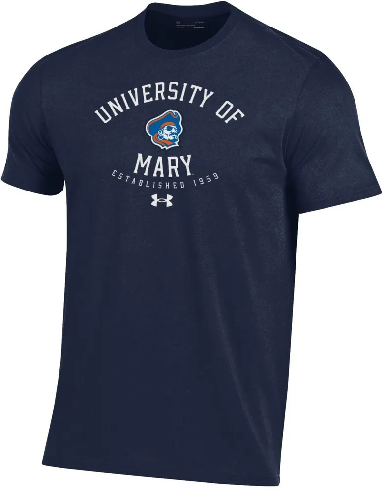 Under Armour Men's Mary Marauders Blue Performance Cotton T-Shirt