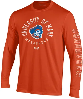 Under Armour Men's Mary Marauders Orange Performance Cotton Long Sleeve T-Shirt