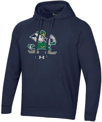 Under Armour Men's Notre Dame Fighting Irish Navy Fleece Pullover Hoodie