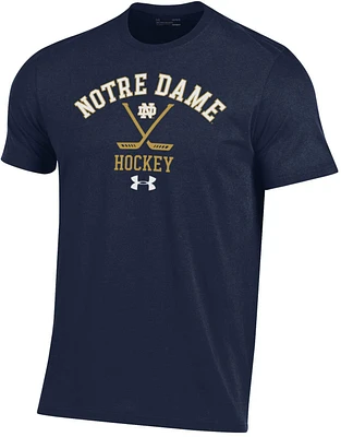 Under Armour Men's Notre Dame Fighting Irish Hockey Navy T-Shirt