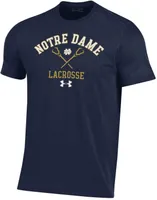 Under Armour Men's Notre Dame Fighting Irish Lacrosse Navy T-Shirt