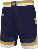 Under Armour Men's Notre Dame Fighting Irish Navy Replica Basketball Shorts