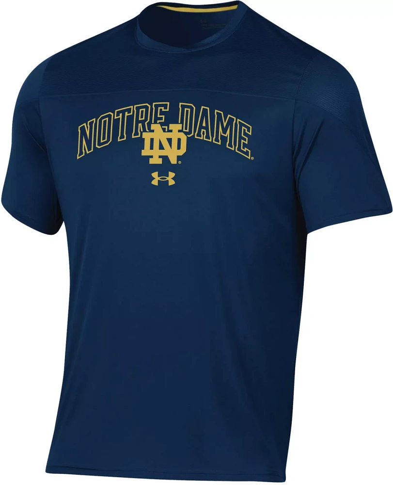 Under Armour Men's Notre Dame Fighting Irish Navy Training T-Shirt