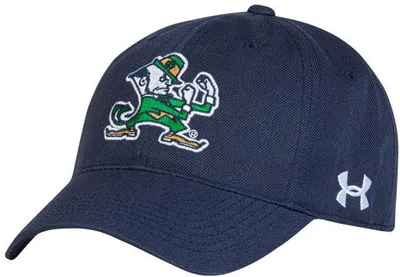 Under Armour Men's Notre Dame Fighting Irish Navy Unstructured Adjustable Hat