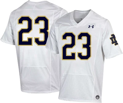 Under Armour Men's Notre Dame Fighting Irish White Twill Replica Football Jersey