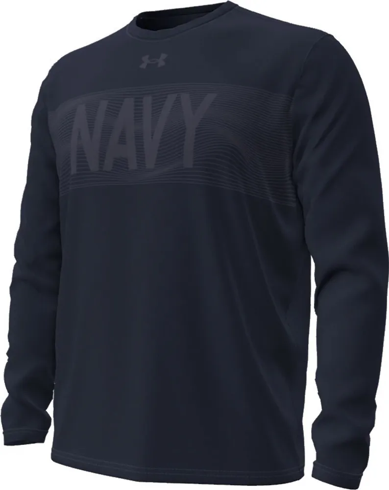 Under Armour Men's Navy Midshipmen Silent Service Long Sleeve T-Shirt