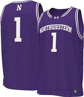 Under Armour Men's Northwestern Wildcats #1 Purple Replica Basketball Jersey