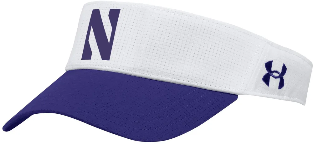 Under Armour Men's Northwestern Wildcats White Airvent Visor